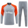 Inter Milan Sweat d'Entraînement Quarter-Zip 2023-24 Grise Inter Milan Sweat d'Entraînement Quarter-Zip 2023-24 Grise